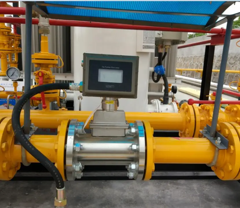 
temperature and press compensation natural gas flow meter 4-20ma output 