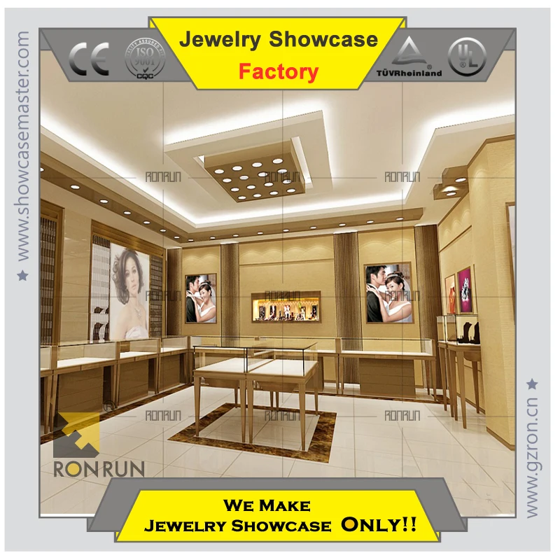 Modern jewelry showcase and cabinet high end fashion Jewelry shop design