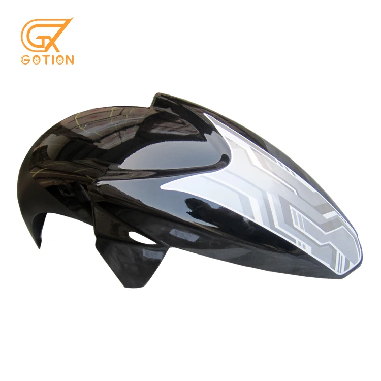 Запчасти для мотоциклов TVS APEX 180, черное переднее крыло мотоцикла с новой наклейкой