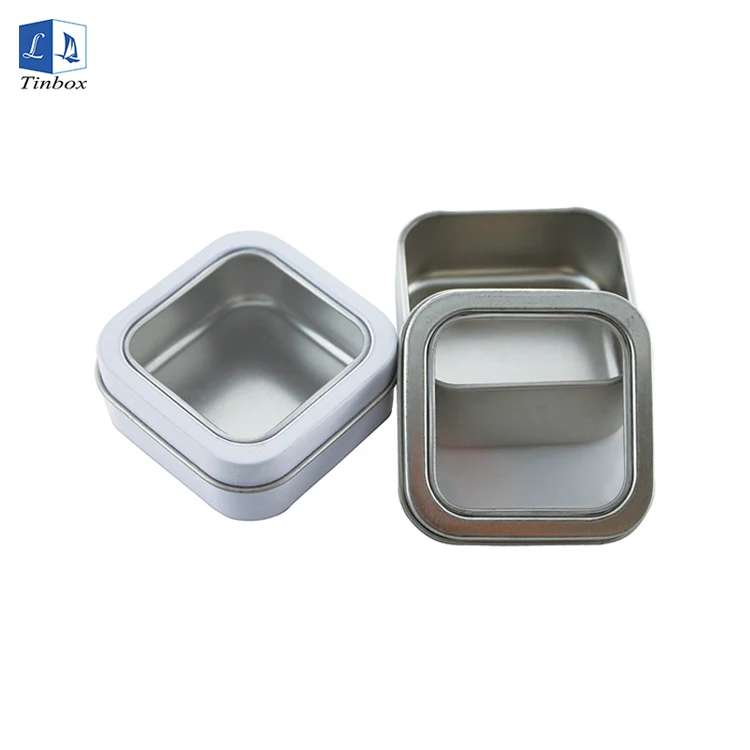 new 2019 trending product China Factory Cute Metal Small Square Tin Box