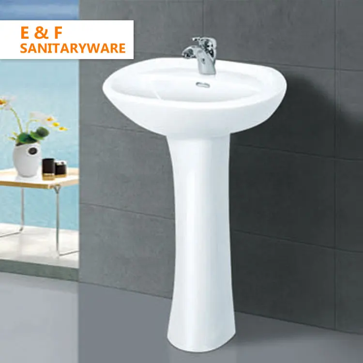 Eiffel contemporary hospital toilet hand wash basins small pedestal ceramic bathroom sink wall hung half round wash basin