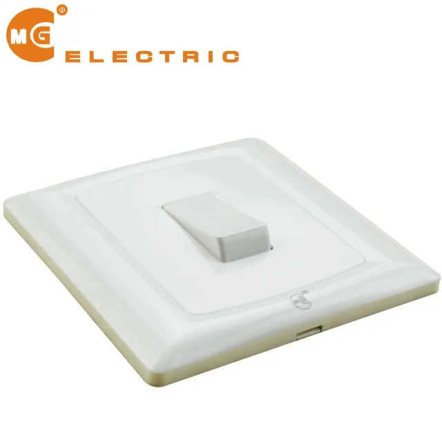 wenzhou BS screwless 1 gang 2 way single switch