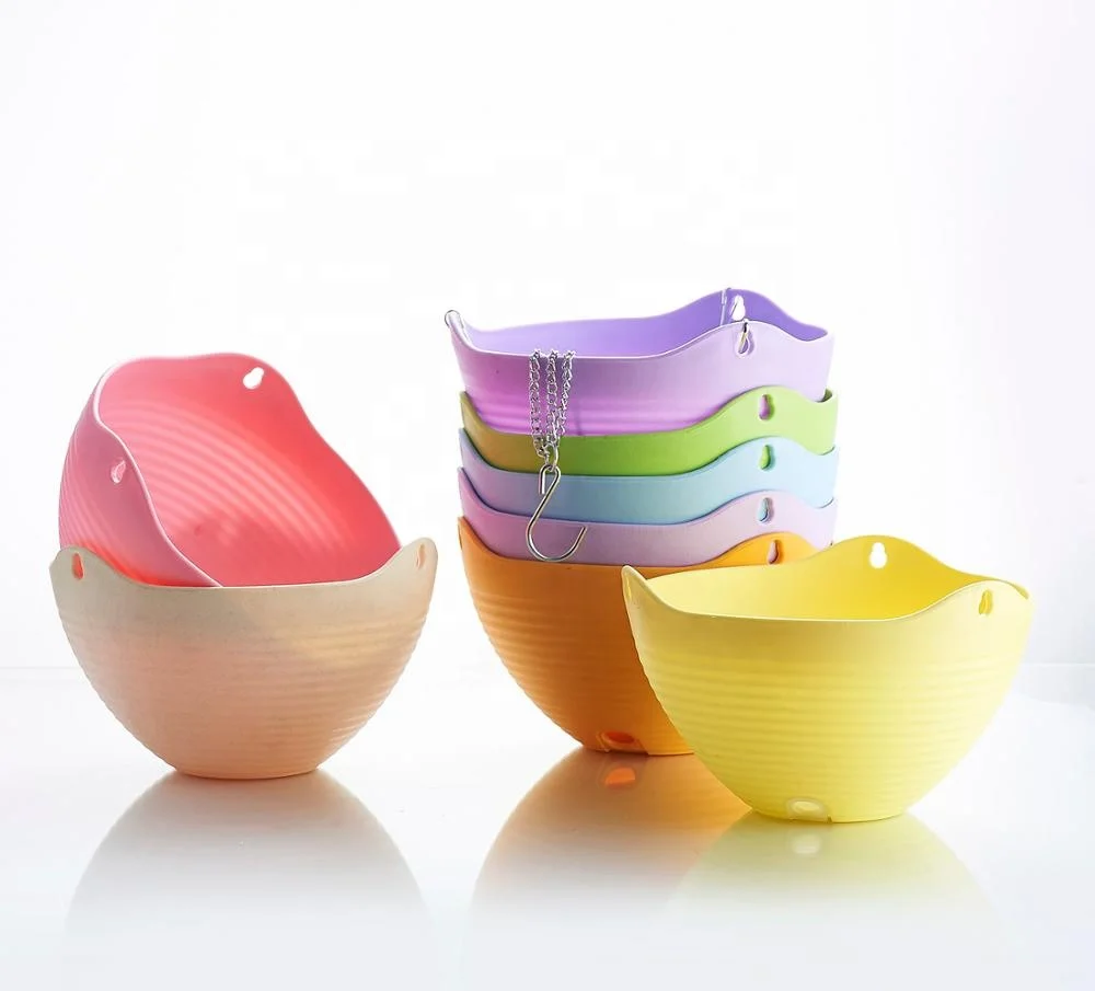 Hanging Flower Planter Pots with Chain for Indoor Outdoor Home Decoration