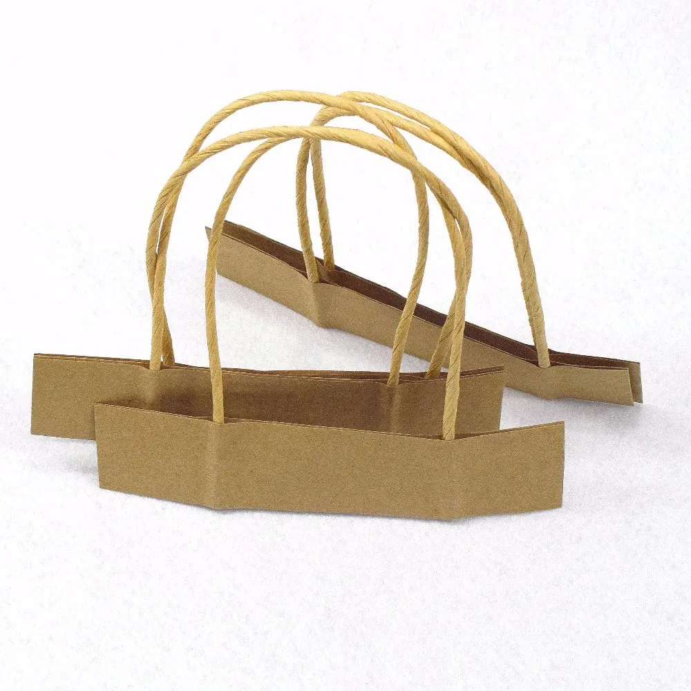 Factory price customized twisted  paper bag rope handle rope