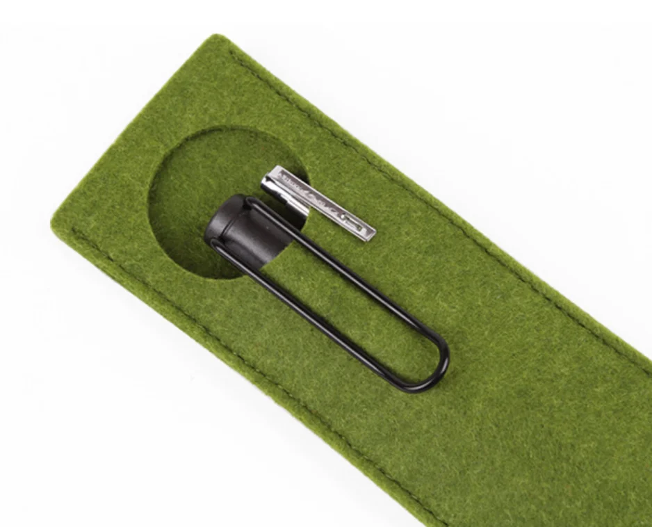 Китайский поставщик милая подставка одиночная черная бархатная коробка для ручек органайзер держатель чехол на заказ войлочный мешочек подарочной упаковки