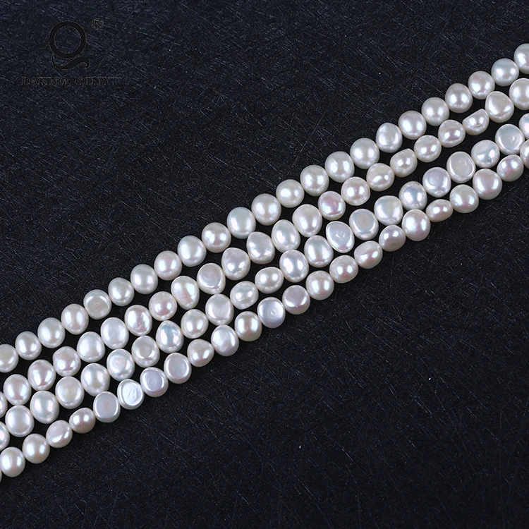 Натуральный жемчуг барокко качества AAA, жемчуг в нитках для изготовления ожерелья