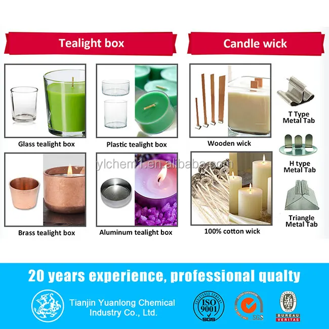 Hot sale Natural Soy Wax raw materials used to make scented candles