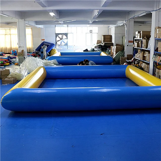 
Manufacturer high quality Plato PVC Tarpaulin bouncy inflatable water pool 