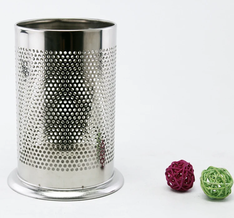 Chopstick Holder With Drain Holes  Circular Utensils Chopsticks Storage Holder