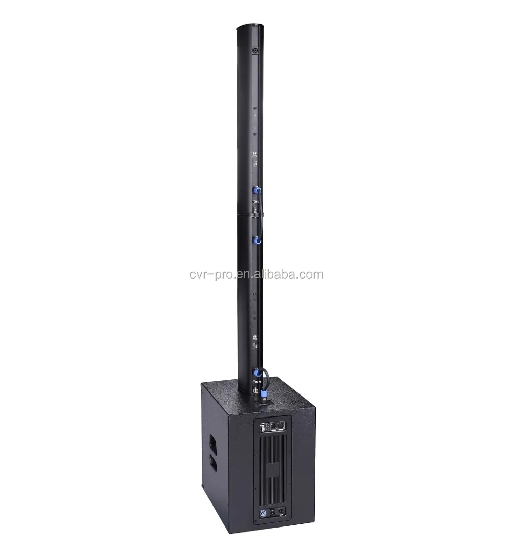 full range speaker driver column system powered line array