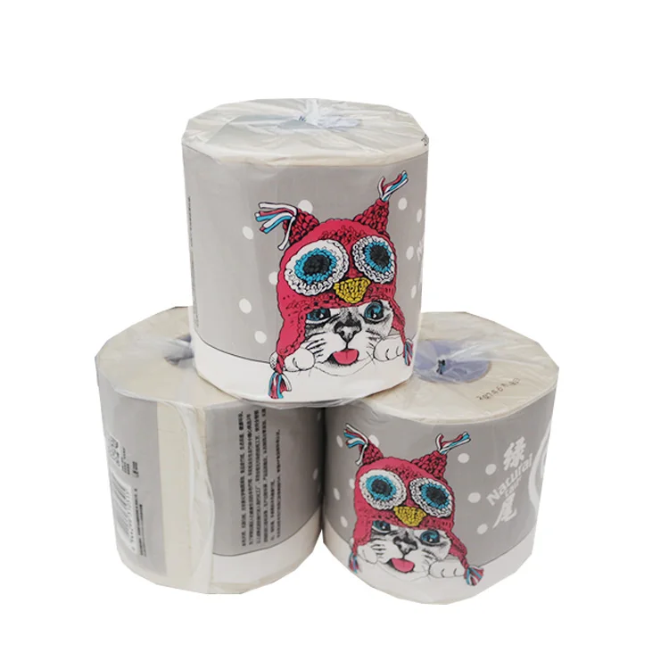 
Luxury Toilet Paper Roll Embossing Roller Product Bamboo New Toilet Tissue Bamboo Pulp 3 Ply Bath Room Unbleached 70g~150g Free 