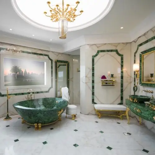 Top quality malachite green big slab foshan wholesale