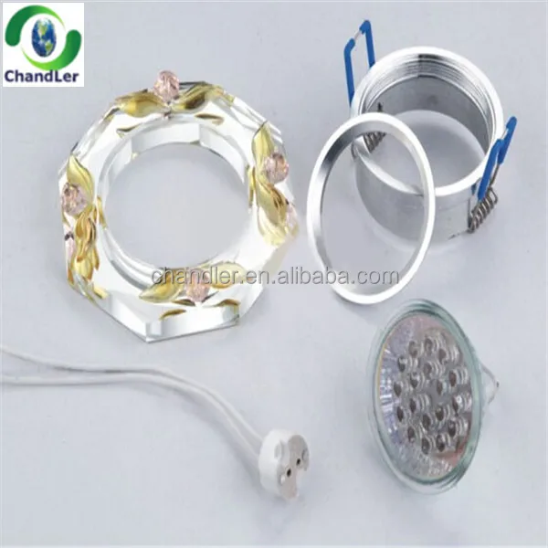 
Crystal led downlight 1W led ceiling lamp 220-240VAC recessed spotlight RoHS CE 