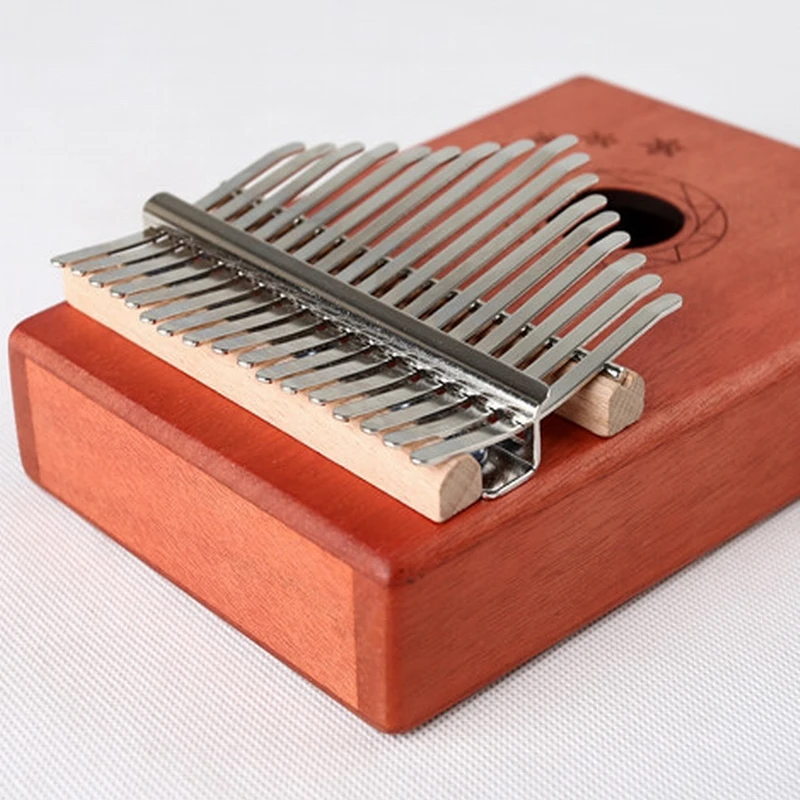 China Portable Fashion 17 Key Mahogany Finger Thumb Keyboard Marimba Kalimba