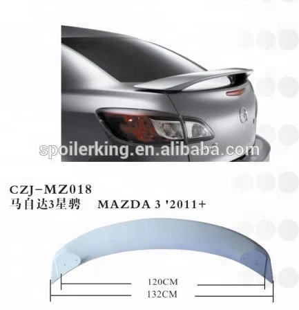 CZJ for MAZDA 3 2011+ CAR REAR SPOILER