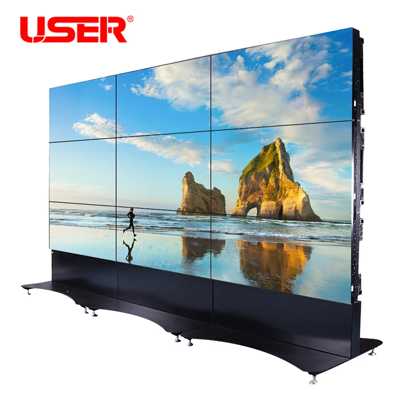 3x3 Lcd Video Wall Tv Display/outdoor Waterproof Seamless Big Size Smart 55 Inch Led Video Wall Panel Led Indoor SDK 1-3 Years