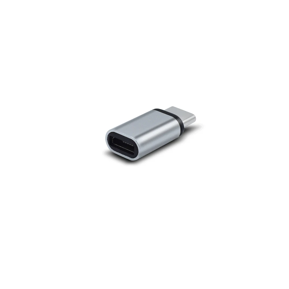 
aluminium alloy shell USB Type C Male Connector to Micro USB Female USB type C Adapter 