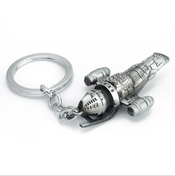 famous film Firefly Serenity HD Space Ship Metal KeyRings Keychains Purse Buckle Film Surrounding Key Chains
