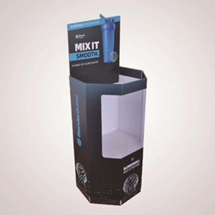 2024 NEW HOT Free New Custom Design High Quality Promotion Recyclable Bin Stacker Cardboard Display