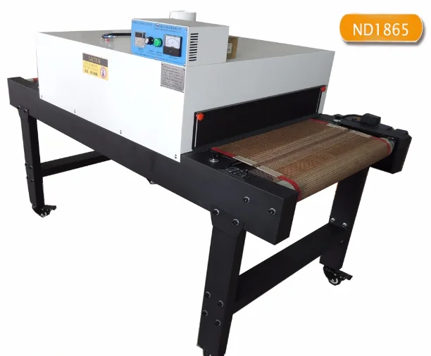 ND1865 IR tunnel dryer power saving for T-shirt screen printing conveyor tunnel dryer