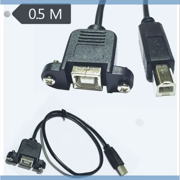 Крепление На панели usb 2.0 Type B мужчина к Женский кабель