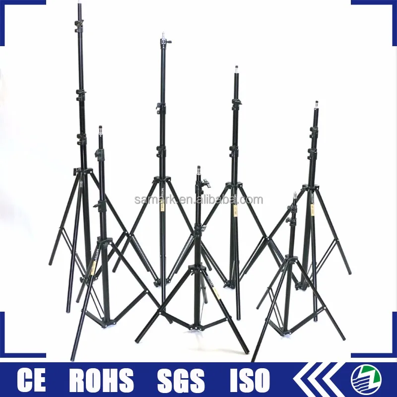 Professional telescopic aluminum alloy 2.8m video studio camera light stand tripod