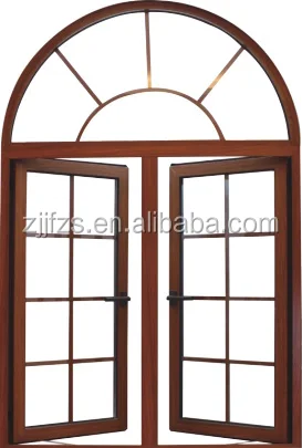 
Цена алюминиевого арочного окна с решетками 