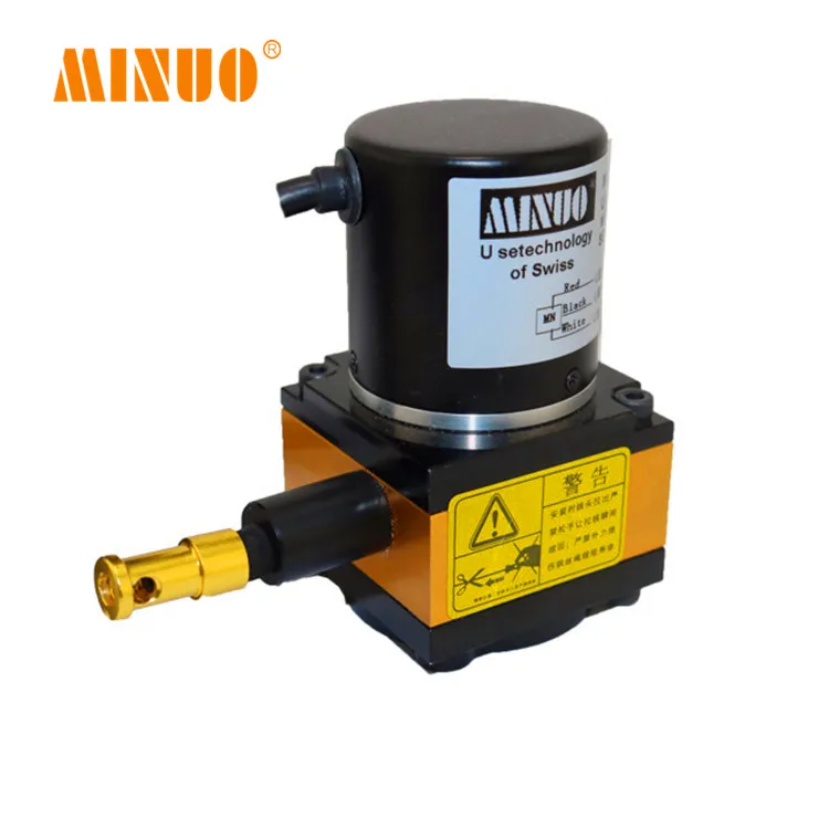 MINUO MNH-40 pull rope (pull wire) displacement sensor linear potentiometer 10k  wire displacement sensor