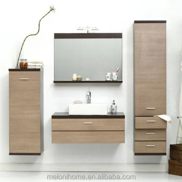 Kerala price with black acrylic stone perfect family bathroom vanity cabinet