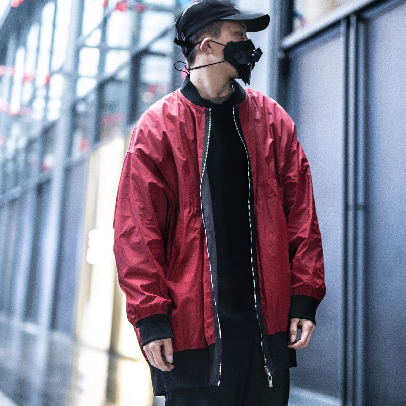 Killwinner spring and autumn coat air force tops trend brand men original design street print loose reversible pilot jacket