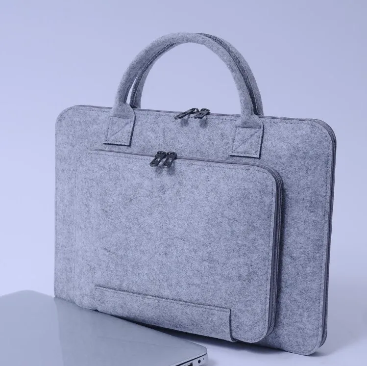 Universal tablet case portable 15.6 inch felt laptop sleeve for notebook