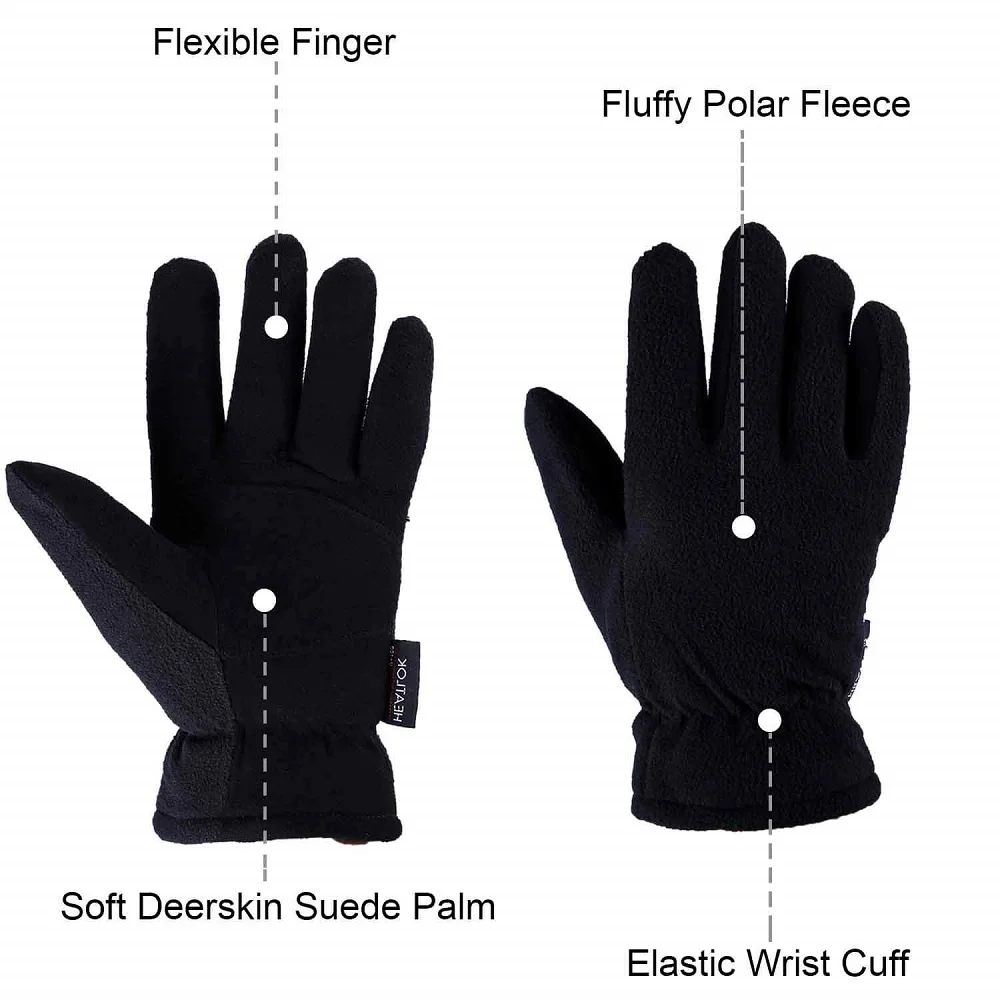 
High Quality Deer Leather Protection Warm Gloves Supplies Wholesale China 