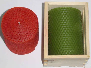 
Hand Rolled Beeswax Candle 