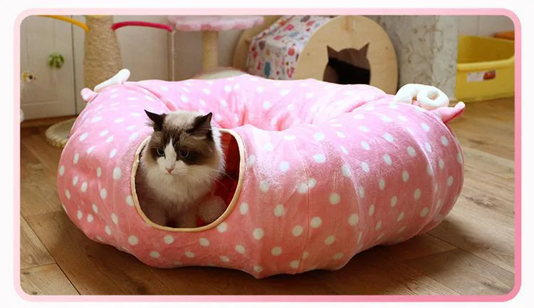 JXANRY Cat Tunnel Pet Interactive Play Interactivity Toy Funny With Fun Ball Play Indoor Wholesale