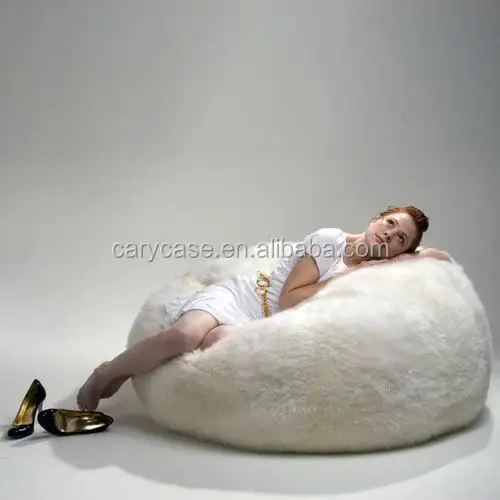exclusive collection of luxury, lifestyle FUR bean bag lounger, high quality beanbag sit sack