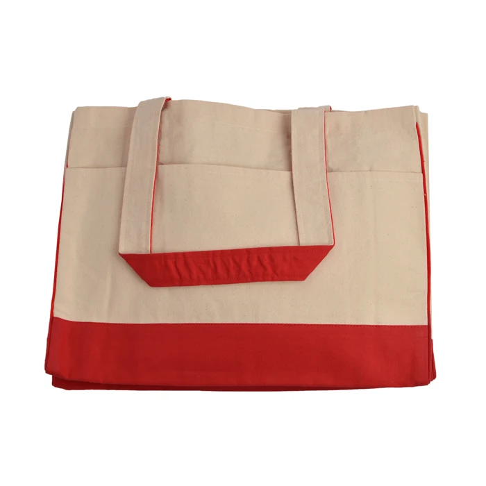 Wholesale foldable custom print organic cotton shopping tote bags with logo