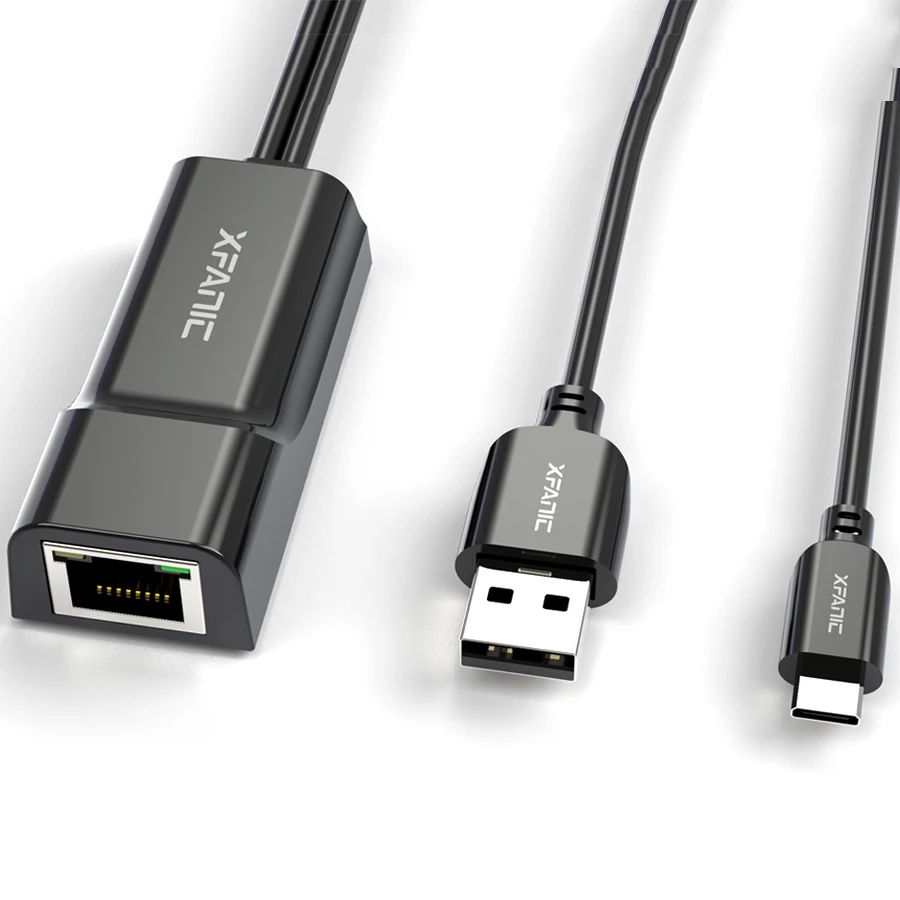  Xfanic L120 проводной внешний сетевой адаптер Micro USB к Rj45 кабель Ethernet для