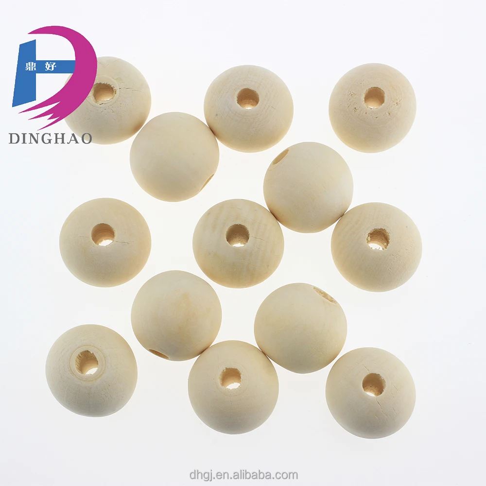 
High Quality Lotus Natural Wood Bead With Hole 