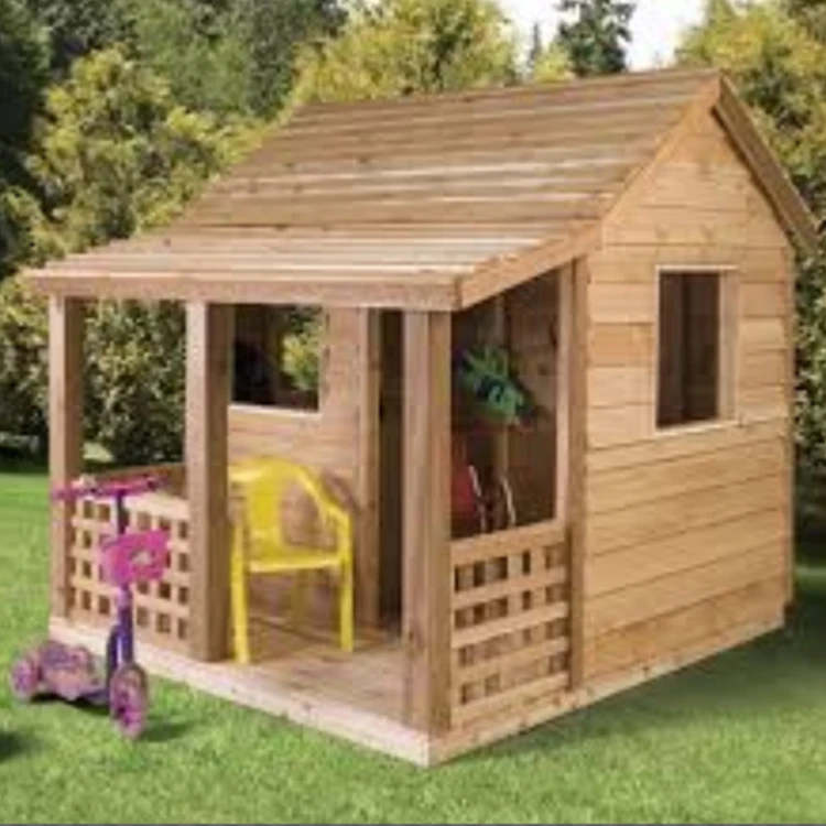 kids playhouse wood children play wooden house outdoor houses for kids