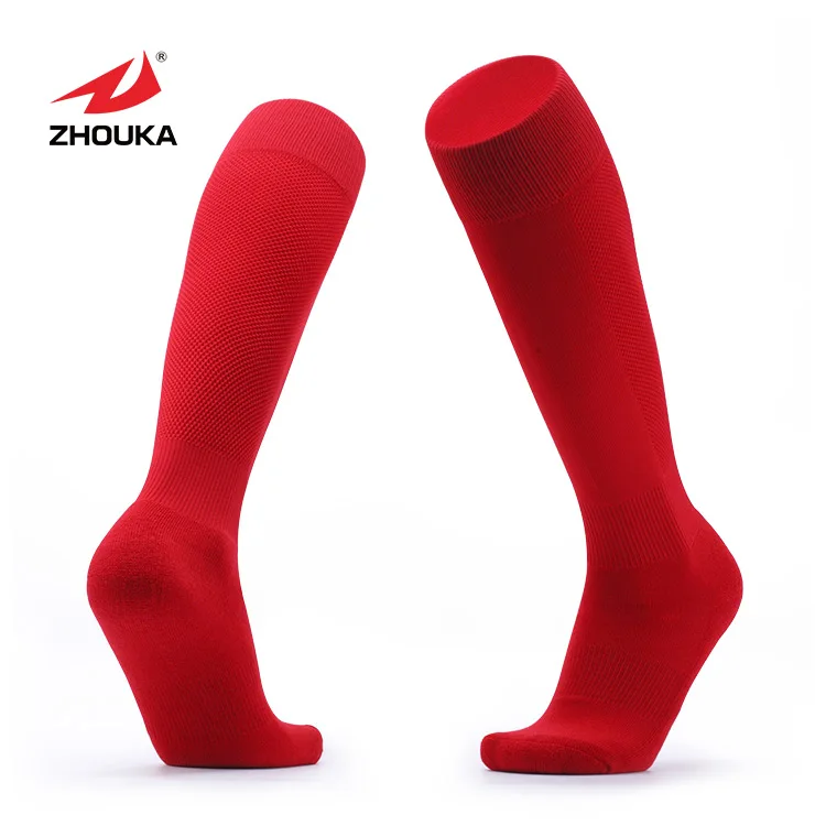 Custom high grade football socks wholesale plain soccer socks