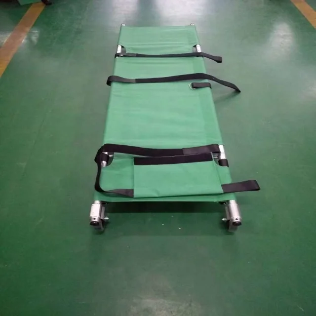 YDC-1A16 Folding Stretcher used in battlefield with two wheels