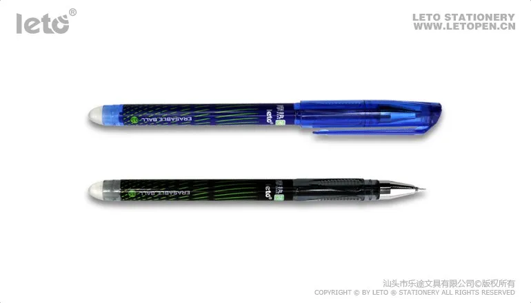 0.5mm school student Friction heat rub erasable gel pen Leto Plastic Gel pen GP-2528