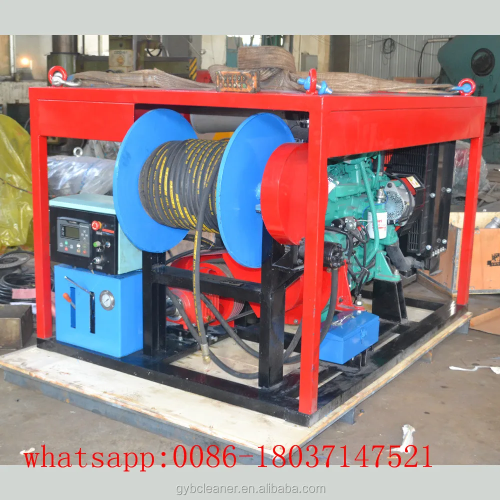 Factory Price 15kw Electric High Pressure Cleaner Sewer Drain Cleaning Machine
