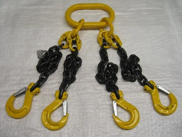 Alloy steel G80 Lifting chain sling/lifting chain with hooks