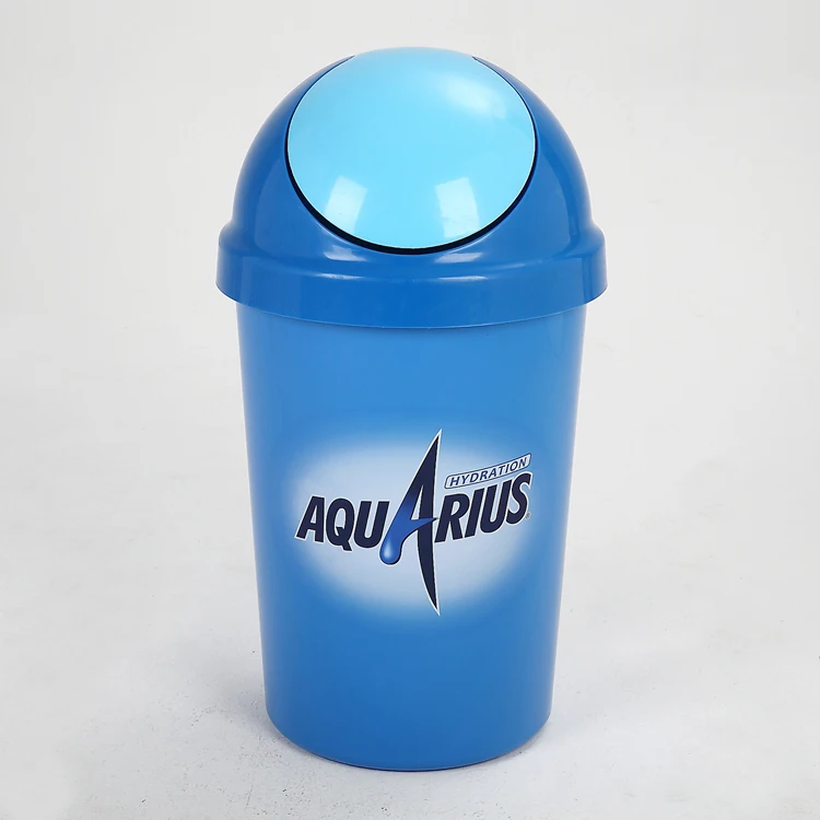 Free Sample Plastic Indoor Office Swing Lid 13 Gallon 50Liter Trash Bins, Trash Bins/