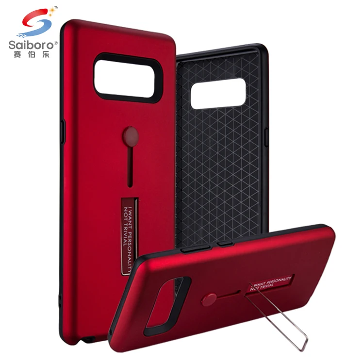 Металлическая подставка палец кольцо мобильный телефон чехол для Samsung Galaxy Note 8 задняя крышка