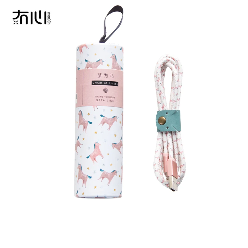 Maoxin most hot oem promotion gift  high quality colorful 1M micro type c ip charging usb data cable usb