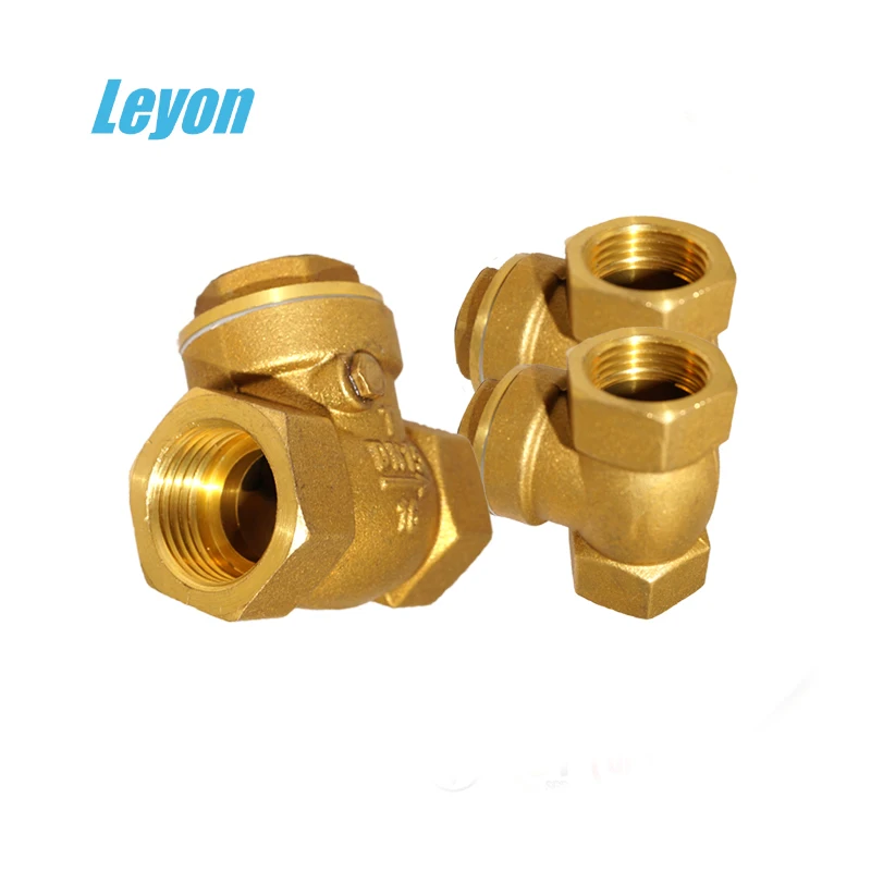 threaded brass swing check valve turn valve manufacture (60717977648)