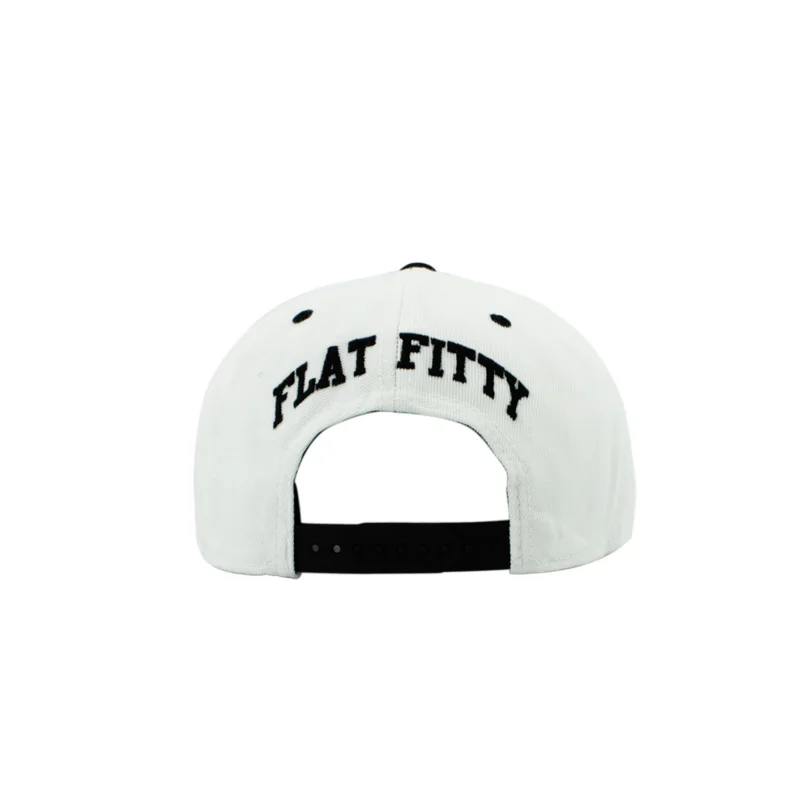 100% twill cotton flat bill snap back caps paypal with 3D embroidery