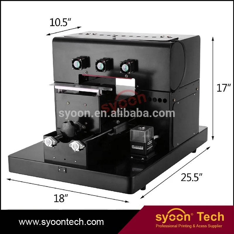 Factory Industrial fast digital glass ceramic tile plastic aluminum flatbed A4 UV printer